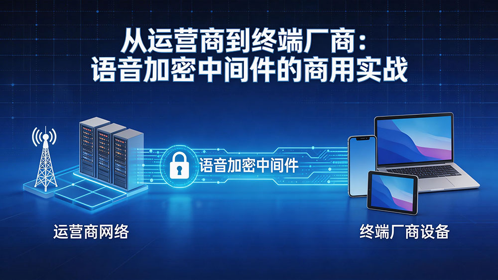 小奥说 | 从运营商到终端厂商：语音加密中间件的商用实战