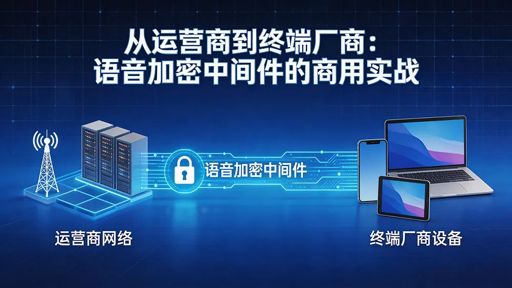 小奥说 | 从运营商到终端厂商:语音加密中间件的商用实战
